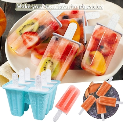 Un bon prix. La glace libre de silicone de BPA moule les 6 morceaux réutilisables de catégorie comestible pratique en ligne