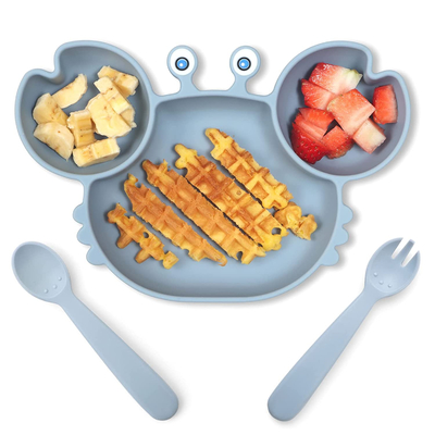 Un bon prix. Incassable universel de dîner de silicone d'ensemble calorifuge de plat en ligne