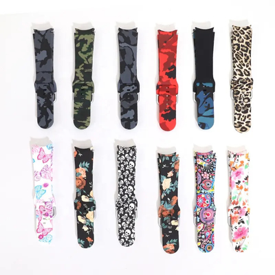 Un bon prix. Bracelet de montre imperméable multicolore de silicone, bandes légères de silicone de Smartwatch en ligne
