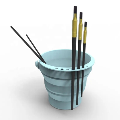 Un bon prix. Seau étanche de pinceau de silicone, silicone inoffensif Pen Wash Folding Bucket en ligne