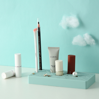 Un bon prix. Porteur de rouge à lèvres en silicone non toxique / organisateur facile à nettoyer en ligne