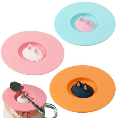 Un bon prix. Couvercles de tasse en silicone Couvercles de tasse réutilisables Couvercles de tasse à eau de thé de café anti-poussière en ligne