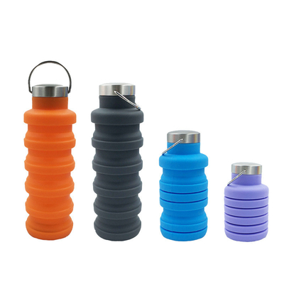 Un bon prix. Bouteille d'eau pliable réutilisable Bouteilles d'eau pliables en silicone sans BPA Pour les voyages Gymnase Camping Randonnée en ligne