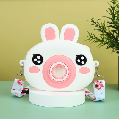 Un bon prix. Caméra Lapin Silicone Mini-Moin Sac à main Sac à épaule Cartoon Pour enfants Sac à main Pour enfants Sac à épaule Pour tout-petit en ligne
