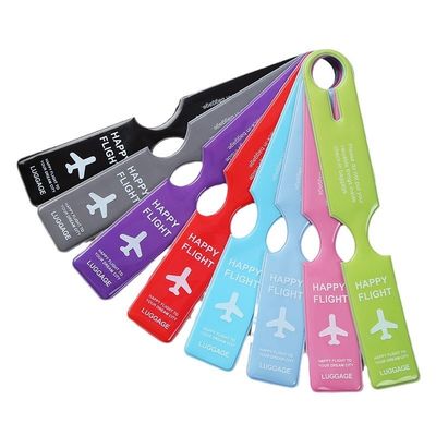 Un bon prix. Bureau/École/Personnel Carton animé étiquette d'identification de bagages en silicone pour sac valise avion navires de croisière en ligne