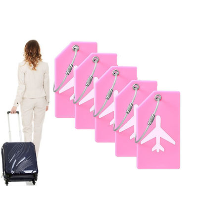 Un bon prix. Étiquettes de bagages en silicone pour les valises de voyage en ligne