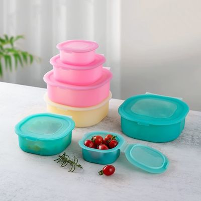 Un bon prix. Lot de 3 boîtes de conservation carrées en silicone – Qualité alimentaire, sans BPA, micro-ondables et lavables au lave-vaisselle, couvercles étanches, design empilable peu encombrant idéal pour la préparation de repas sains, les boîtes à lunch des enfants en ligne