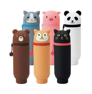 Un bon prix. Sacoche à crayon ronde personnalisée oui couture renforcée garantit une durabilité durable adaptée à une manipulation fréquente online