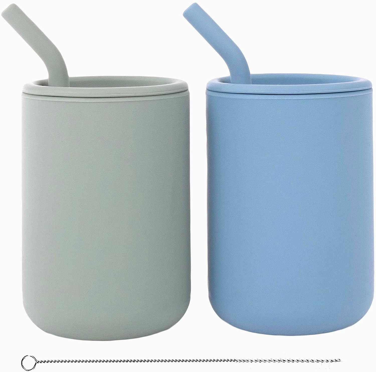 Tasse libre durable de Sippy de silicone de BPA, tasses étanches de formation de silicone