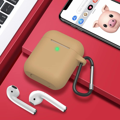 Un bon prix. Pratique insipide d'Oilproof de silicone d'Earbud de couverture légère de cas en ligne