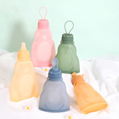 Un bon prix. le congélateur réutilisable de lait maternel du silicone 9oz met en sac les biens Spillproof en ligne