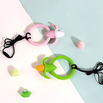 Un bon prix. Le silicone non-toxique unisexe de bébé joue Teether sensoriel universel en ligne