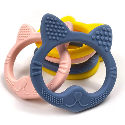 La mastication réutilisable pratique de silicone joue le poids léger non-toxique imperméable