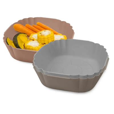Un bon prix. Plateau inodore de silicone de friteuse d'air d'Oilproof, moules résistantes à la chaleur de silicone en ligne