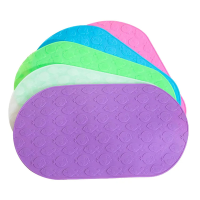 Un bon prix. Douche durable multicolore Mat With Suction Cup Portable de silicone en ligne