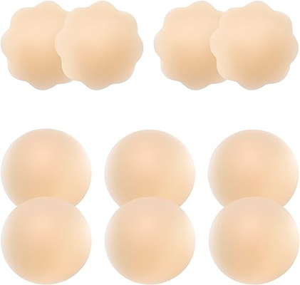 Un bon prix. 2 pétales de poitrine en silicone non rembourrés avec boîte de voyage en ligne