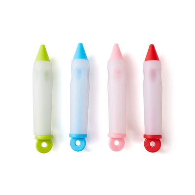 Un bon prix. 4 emballage stylo décoratif en silicone cylindre de seringue décorative pour crème à pâte au chocolat en ligne