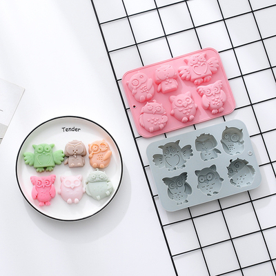 Un bon prix. Animaux 3D Moules en silicone Thématique plateau de moule de cuisson DIY Outil de cuisson pour gâteau au chocolat Dessert Douceur Mousse pâtisserie en ligne