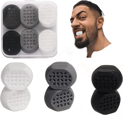 Un bon prix. Exerciceur de mâchoires en silicone pour homme et femme Exerciceur de mâchoires Niveaux de résistance Ligne de menton pointu Exerciceur de mâchoires minceur facial en ligne