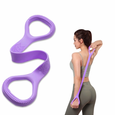 Un bon prix. Figure 8 Bracelet de résistance de remise en forme bras dos épaule Exercice à la corde élastique étirement Bracelet de remise en forme pour le yoga de physiothérapie en ligne