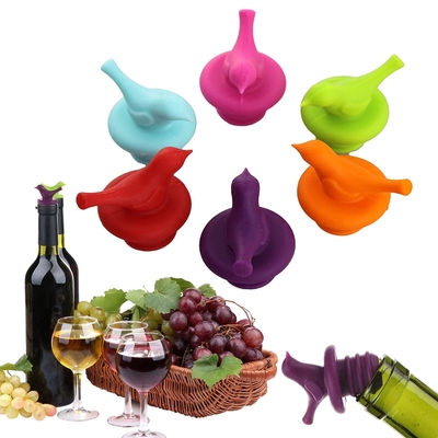 Fermeture de bouteille de vin en silicone réutilisable pour garder le vin frais Champagne