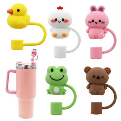 Couvercle à paille pour la coupe Stanley Couvercle à paille en silicone Compatible avec 30 & 40 Oz Tumbler 10mm 0.4in Couvercles à paille en silicone