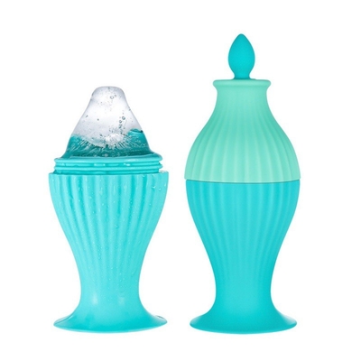 Un bon prix. Rouleau de glace pour le visage Silicone Rouleau de glace pour le visage Soins de la peau Face Rouleau de glace Outil de glaçage Porteur de glace pour le visage en ligne