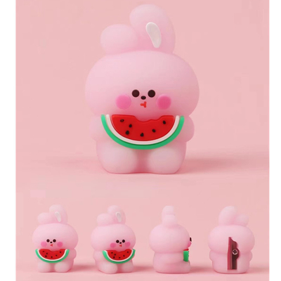 Un bon prix. Cute manuel Apertisseur de crayon Papeterie de silicone Pour les enfants École Bureau à domicile Salle de classe en ligne