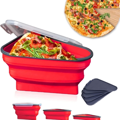 Un bon prix. La pizza parfaite, le contenant de stockage de pizza réutilisable, les plateaux de service, le contenant de tranches de pizza réglable gratuit pour organiser en ligne