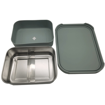 Un bon prix. Boîte à repas en acier inoxydable, boîte à repas en acier inoxydable, contenant alimentaire, boîte à repas en acier inoxydable avec couvercle en silicone en ligne
