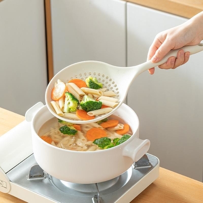 Cuillère à soupe en silicone Colander cuillère à pâtes à fente résistante à la chaleur 600 ° F Cuillères à cuillère à fente pour outil de cuisson de cuisine