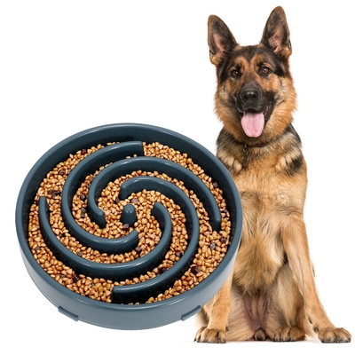 Boîtes à chiens à alimentation lente pour les grands chiens anti-choc Boîtes à chiens à alimentation lente Puzzle Pet Slow Eating Interactive Bloat Stop