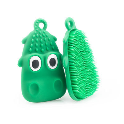 Un bon prix. Brosse de douche pour bébé en silicone multifonctionnelle Brosse pour le corps et brosse à cheveux pour enfants en ligne