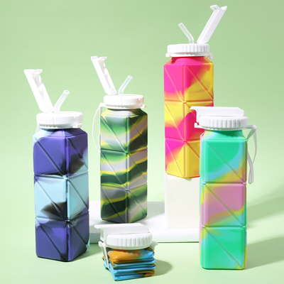 Bouteilles de voyage en silicone sans BPA pour le gymnase