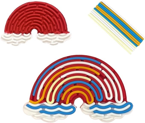 Un bon prix. Tableau d'activité sensorielle Jouet de fidget en silicone conçu pour calmer le stress Anxiété TDAH Autisme en ligne
