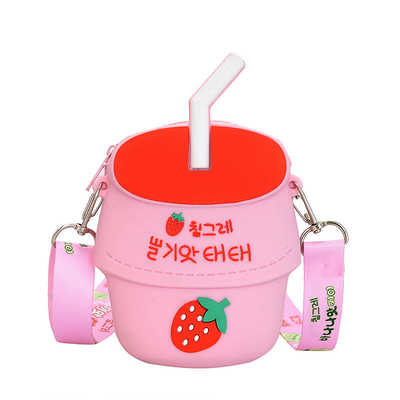 Chapeau à crayon en silicone BPA organisateur de papeterie gratuit sac de maquillage sac à main sac à main pour enfants cadeau de Noël