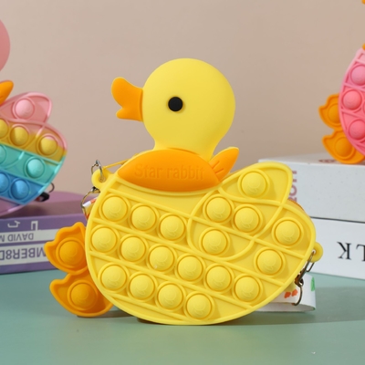 Un bon prix. Sac à main pour enfants Popper canard Sensoriel Fidget Princesse Jouet Cadeaux TDAH Anxiété Soulagement du stress Sac à main Crossbody en ligne
