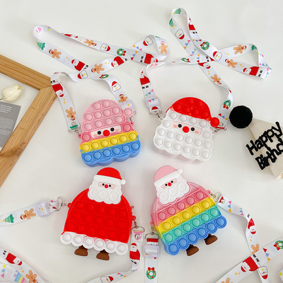 Un bon prix. Boîte de crayons en silicone rond personnalisé pour les stylos crayons et maquillage cadeaux d'anniversaire de Noël fournitures scolaires de bureau en ligne