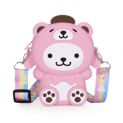Un bon prix. Kawaii sac à dos mignon sac à épaule dessin animé animal sac en silicone anime sac à main portefeuille filles enfants cadeau d'anniversaire de Noël en ligne