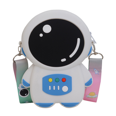 Un bon prix. Sacoche de crayon de silicone pour astronaute BPA gratuit pour le stockage de papeterie fournitures scolaires boîte à crayon dessin animé sac de maquillage pour enfants en ligne