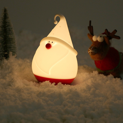 Un bon prix. Lumière de nuit de Noël pour les enfants Lampette Cute Lamp 16 couleurs Tap Silicone enfants Lumière de nuit USB Rechargeable Baby Lumières de nuit en ligne