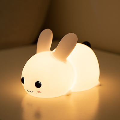 Un bon prix. Lapin Lumière de nuit en silicone pour enfants 16 couleurs changeantes pour enfants Lumière de nuit USB Bébé chambre d'enfant Lampes tactiles de chevet en ligne