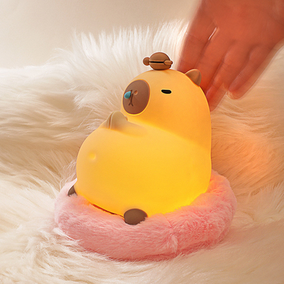 Un bon prix. Capybara Lumière de nuit pour les enfants 16 Couleur changeante enfants Lumière de nuit pour la chambre des enfants Portable batterie nourrissage de bébé Lumière de nuit en ligne