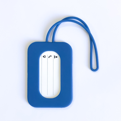 Cartoon Étiquettes de bagages et valises en silicone coloré Carte d'identité pour les voyageurs créatifs