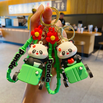 Un bon prix. Des porte-clés en silicone, des porte-clés en panda. en ligne
