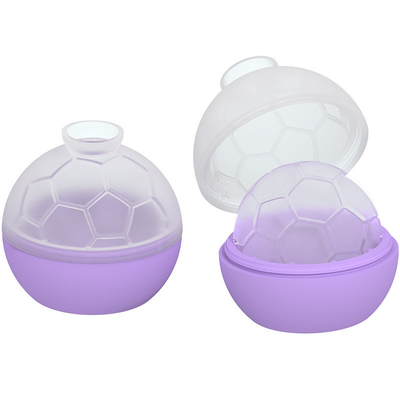 Les moules de glace à sphère - 6 paquets - Les moules de boules de glace en silicone avec entonnoir intégré - Les moules de glace à cube rond - Faites une grande sphère de glace de 2,5 pouces pour le whisky et les cocktails, sans BPA, noir