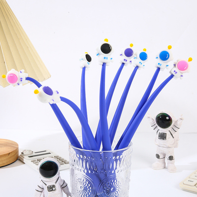 Un bon prix. 12 PCS Cute Astronaute Shaking Gel Pins 0,5 mm, Gel d'encre noir Pins d'écriture Pour fournitures scolaires de bureau Étudiants Enfants Cadeau en ligne