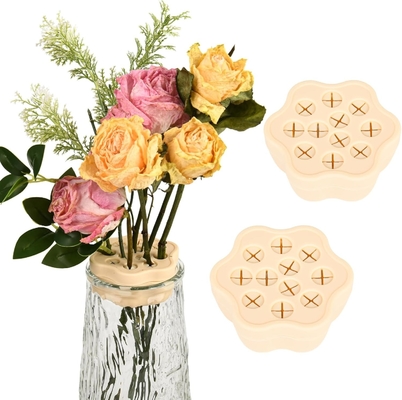 Un bon prix. Porteur de tige en silicone en spirale Ikebana, Porteur de tige en spirale blanche anneau pour fleurs, Porteur de tige en spirale amélioré pour vases, Porteur d'arrangement de fleurs en bouquet en spirale bricolage en ligne