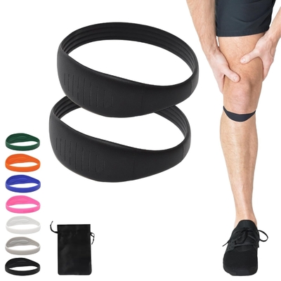 Ceinture de soutien du tendon patellaire, stabilisateur de la patella douleur faire un soulagement de la douleur du genou bande confortable silicone genou brace pads pour les sauteurs de course de sport football volley-ball basket-ball hommes femmes