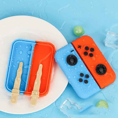 Tâche de crème glacée de qualité alimentaire réutilisable sans BPA pour les enfants avec des formes de fruits et d'animaux Facile à utiliser, non collant, sûr pour les friandises d'été